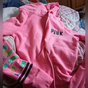PINK Victoria's Secret Bright Pink Hoodie